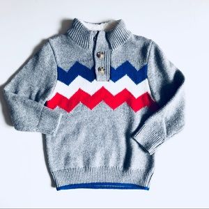 Baby Gap Faux Shearling Collared Sweater